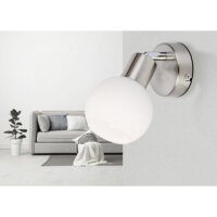 Nástěnné svítidlo LOXY nikl 5W E14 IP20 GLOBO 871601016X