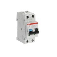 ABB DS201 M B16 A30 kombinace jistič/chránič 2P (1P+N) 16A 30mA B 10kA A