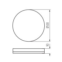 Plafoniera ARVOS N LED 37W CCT B KANLUX 37329
