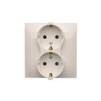 DGSz2Z/AB11 Dvojitá zásuvka Schuko s clo