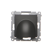 Svorkovnice s krytem pro pohyblivý přívod, černá matná KONTAKT SIMON DPK1.01/49