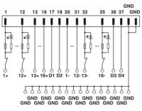 Předávací modul UM-D37M/DS/FU/LED/AID4/C300/R PHOENIX CONTACT 2905134