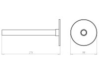Montážní pouzdra HaloX 180&250 200 mm, do betonu KAISER 1299-64