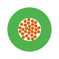 Jednožilový vodič 07V2-K 1X2,5 GN zelená LAPP 4519122