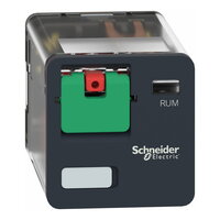 Schneider RUMC21B7 Univerzální 2P pin, 10 A, 24 V AC, test. tl.