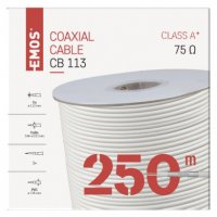 Koaxiální kabel CB113, 250m EMOS S5262