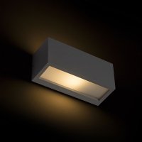 DURANT UP - DOWN nástěnná stříbrnošedá 230V E27 18W IP54 RENDL R12558