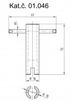 Lidokov 01.046 Klíč trubkový