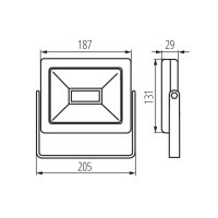 Reflektor LED MILEDO GRUN LED N-20-B 31071 Kanlux starý kód 30351