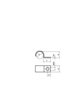OBO 1015 10 A2 Upevňovací příchytka jednostranná 10mm Nerez 1.4307 A2 1.4301