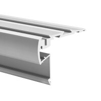 LED hliníkový profil KLUŚ STEPUS stříbrná 1m /18038_1m/ ALUMIA A18038A_1