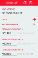 Kompaktní přístroj na lištu TS 35 pro převod stavu SPD via Modbus RTU/TCP.
