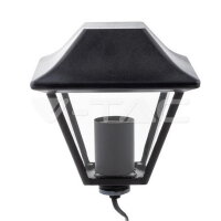 Pole Lamp 1XE27 950mm IP44 Black