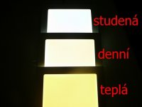 PS6-LED panel 6W-WW teplá bílá čtverec přisazený T-LED 10271