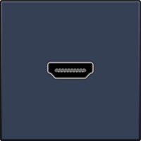 Zásuvka HDMI-HDMI-ALU STEEL GREY NIKO 220-69417
