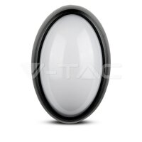 8W Dome Light Oval Black Body Natural White IP66, VT-8014 V-TAC SKU1266