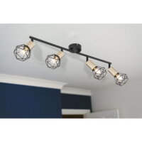 Stropní svítidlo XARA I černá 4xE14, max. 40W 230V GLOBO 54802S-4AB