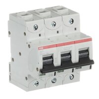 S803C-K10 jistič 3P char. K 10A s klecovou svorkou Icu 25kA ABB 2CCS883001R0427