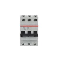 S203-C80 3 fázový jistič 80A char. C 6kA ABB 2CDS253001R0804