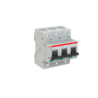 S803N-B50 jistič 3P char. B 50A s klecovou svorkou Icu 36kA ABB 2CCS893001R0505