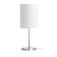NYC/RON 15/20 stolní Monaco petrolejová/stříbrné PVC/nikl 230V E27 7W R14060