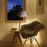 RITZY stolní černá chrom 230V E27 42W RENDL R12486