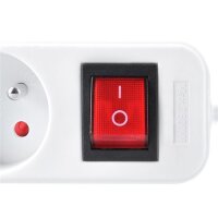 Prodlužovací přívod 3m, 6 zásuvek, vypín