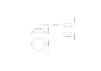 DOWNLIGHT COMFORT OPAL D150 P 18W MS 940 OP WT LEDVANCE 4099854490941