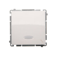 Přepínač střídavý, s orientačním LED podsvětlením, řazení 6So, 10AX, 250V~, bílá