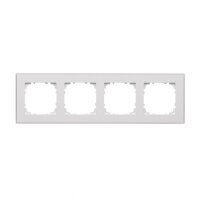 Rámeček 4 násobný bílá KONTAKT SIMON TRD4.166/111
