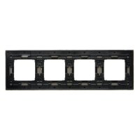 Rámeček 4 -násobný Simon 54 Nature, IP20/IP44, beton tmavý/černý DRN4/98