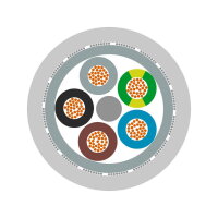 Ovládací kabel ÖLFLEX CLASSIC 100 CY 450/750V 3G10 LAPP 0034953