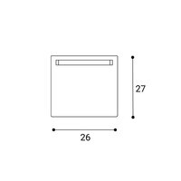MAG II LOW END CAP, W bílá LED2 6529801