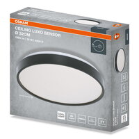 CEILING LUXO BLACK SENSOR ? 32 cm 18W 4000K IP20 BLACK OSRAM 4099854651113
