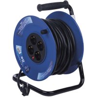 Prodlužovací kabel na bubnu 4 zásuvky 25M 2,5MM PVC SCHUKO Emos P09225M