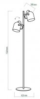 SPECTRA WHITE 3119 2xE27 60W TK LIGHTING 3119