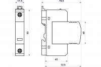 Svodič rázového přepětí PIIIM-275 Vseries HAKEL 27004