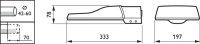 Svítidlo Malaga, veřejné osvětlení LED BRP101 29,5W/740 II 3050lm (50-70W)