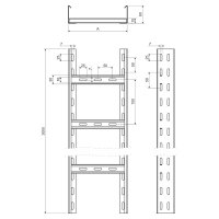 Kabelová lávka PO 60x150 sendzimir KOPOS KL 60X150_PO