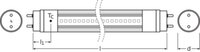 Světelný zdroj LED TUBE T8 ENTRY EM 20 W/6500 K 1500 mm LEDVANCE 4099854075100