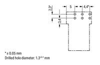 Konektor na desky plošných spojů, úhlové, 3pól., Růžová WAGO 890-893/011-000
