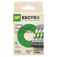 Nabíječka baterií GP Eco E441 + 4× AA ReCyko 2100 GP BATTERIES B50444