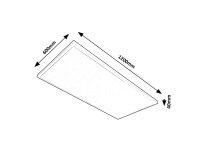 DAMEK2 LED 80W IP20 bílá 4000K 6150lm RABALUX 71079