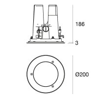 Downlight GUARDIAN-RX 8 15WAC+AL+HC BG LINEA LIGHT 76779M10