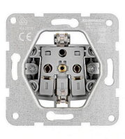 Zásuvka SCHUKO, bezšroubové svorky, bílá SCHRACK EV101301--