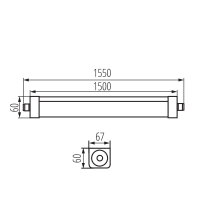 Liniové svítidlo TP STRONG LED 60W-NW KANLUX 33169