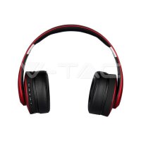 Bluetooth Wireless Headphone With Adjustable Head 500mAh Red W/BAG VT-6322