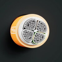 Silový bezhalogenový kabel PRAFlaSafe+ AX-J 4x70 SM voděodolný