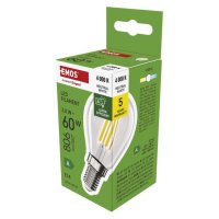 LED žárovka Filament Mini Globe A CLASS/E14 3,8W (60W) 806 lm neutrální ZF1A43
