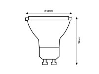 SMD LED, GU10, 5W, 905lm, 4000K